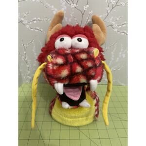 Daphine Dragon Hand Puppet Red Orange Yellow Pretend Play